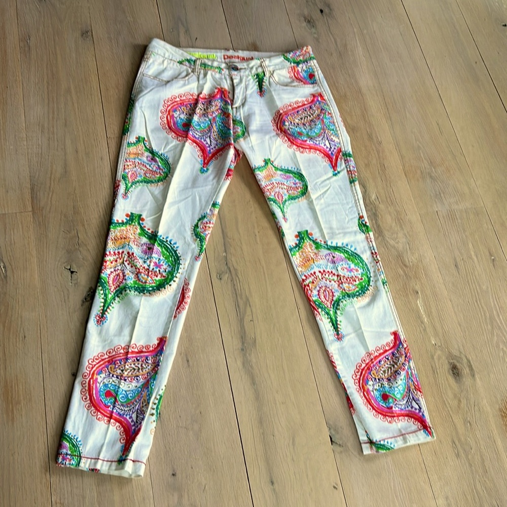 Desigual paisley jeans